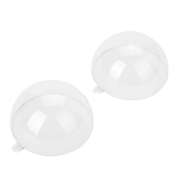 20 Genomskinliga Fyllbara Plastjulkulor (5cm) - DIY Dekoration för Ditt Julträd