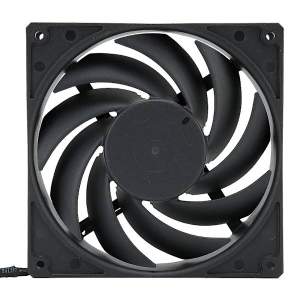 F140 14 cm Lav Støj Sort CPU Køleventilator til Stationær Computer