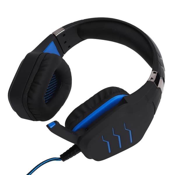 Gaming Headset med Mikrofon LED Lys til PC Laptop Computer Spil