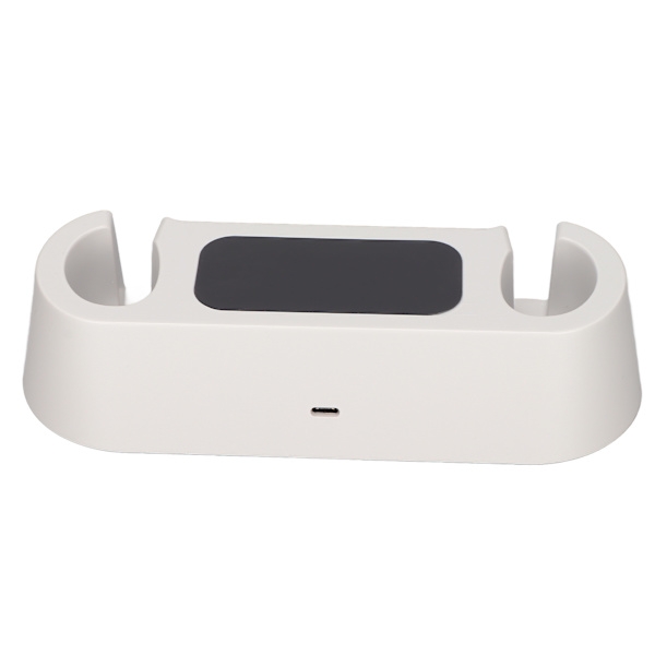 Dubbel Laddningsdocka Snabbladdning Touch-kontroll Laddningsdocka med 2 Laddningsbara Batterier för Oculus Quest 2