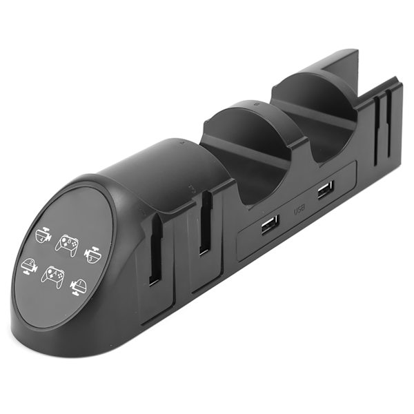 PG‑9187 6‑i‑1 Laderdock Stativ DC5V 2.0A USB2.0 Grensesnitt med Indikatorlys