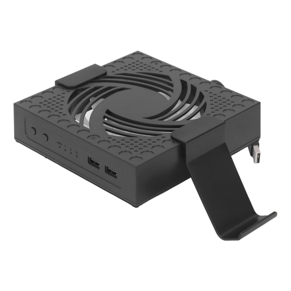 Automatisk køleventilator RGB Colorful Light 4 Speed ​​Console Køleblæser til Xbox Series X XSX Black- W