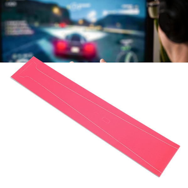 Midtskin for PS5-konsollen, integrert, ripebestandig, midtre stripemblem for PS5 Digital Edition-vert, rød