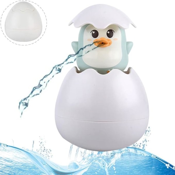 Barnbadleksaker, Water Jet Egg Clockwork Toys, Water Jet#D