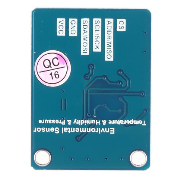 Hög Noggrannhet I2C SPI Miljösensor för Temperatur Luftfuktighet Lufttryck 3.3V 5V Kompatibel