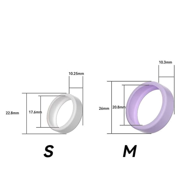 Oura Rings Protector Myk Fleksibel Tykkere Ringbeskytter Passer til de fleste ringstørrelser M