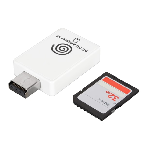 DC-kortläsare, minneskortläsare, adapter med CD för Sega Dreamcast Dreamshell V4.0 Spelkonsoltillbehör
