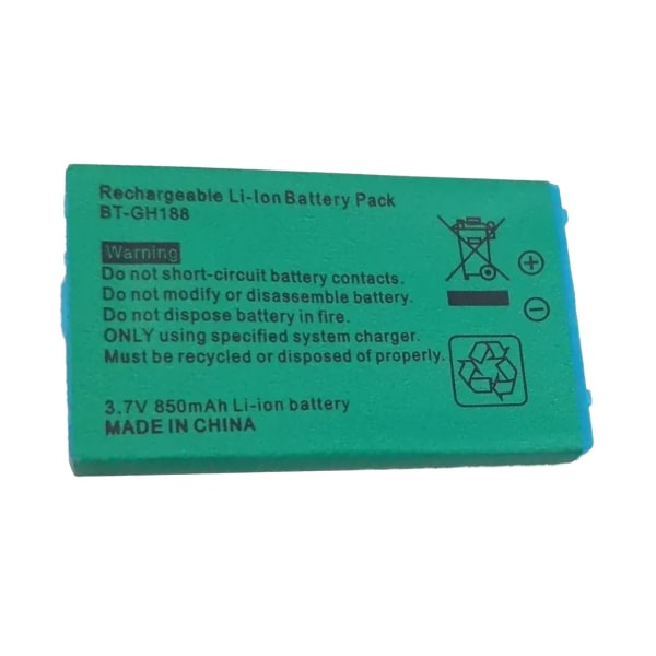 for GBA batteripakke erstatning 850mAh litiumionbatteri med skrutrekker for GBA SP spillkonsoller 3.7V-W