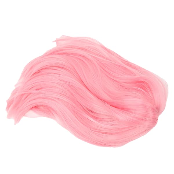 Pink Fluffy Kort Lige Bob Paryk med Pandehår til Studerende