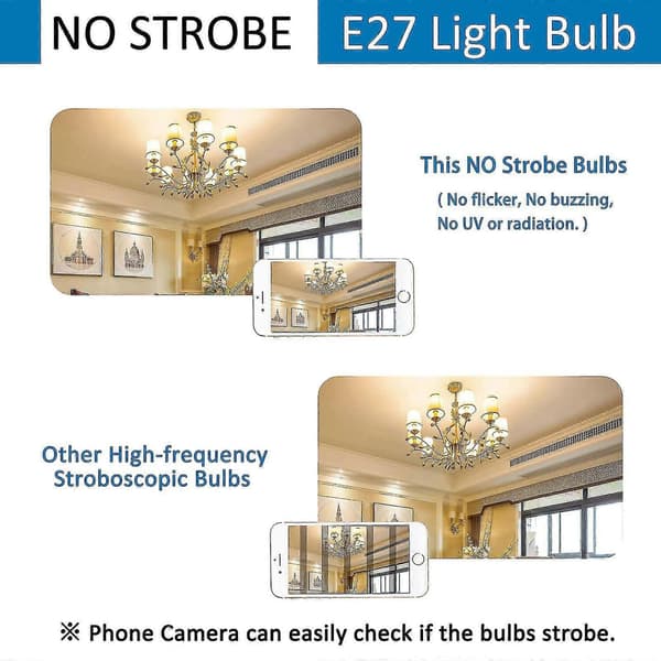 【bt02】Halogen Bulb E27 A55 42w Dimmable, Ac220-240v, 650lm Warm White 2700k, Clear Halogen Globe Bulb E27 for Ceiling Lamp, Desk Lamp