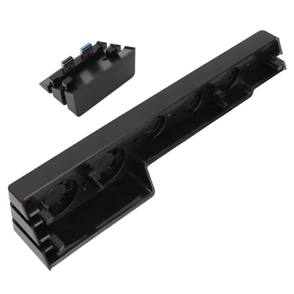 Spelkylare med 5 Fläktar, Automatisk Extern Spelkonsol USB-Kylare med HUB för PS4 Pro