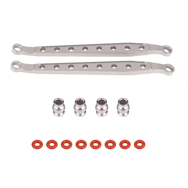 Aluminiumlegering Fram/Bakre Nedre Länkarm för AXIAL Wraith AX90056 RC Bil (Titanium Grå)