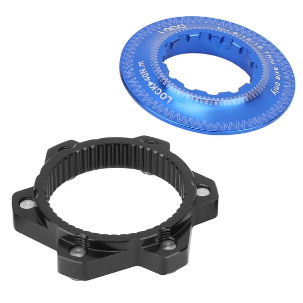 Center Lock Adapter 6 Bolt Skivebremse Rotor Konvertering til Mountainbikes Sort Blå