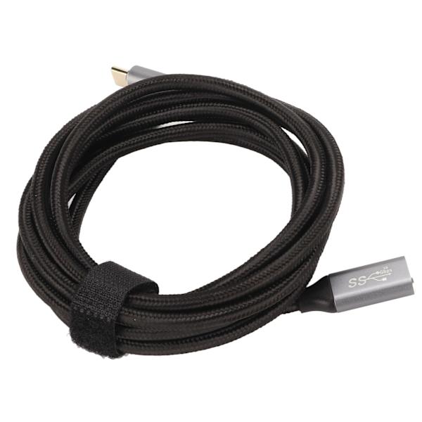 USB C 3.1 Han till Hona Kabel PD100W Snabbladdning 10Gbps 4K vid 60Hz USB C Laddningskabel för Steam Deck Spelkonsoler 200cm/78.7in
