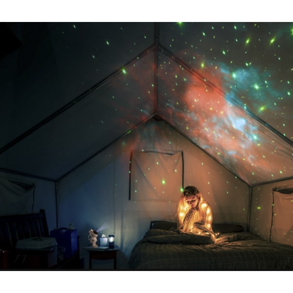 Yövalo - Astronaut Star -projektiovalo, Nebula LED -kattovalo ajastimella ja kaukosäätimellä, aikuisten lastenhuoneen sisustuslahja
