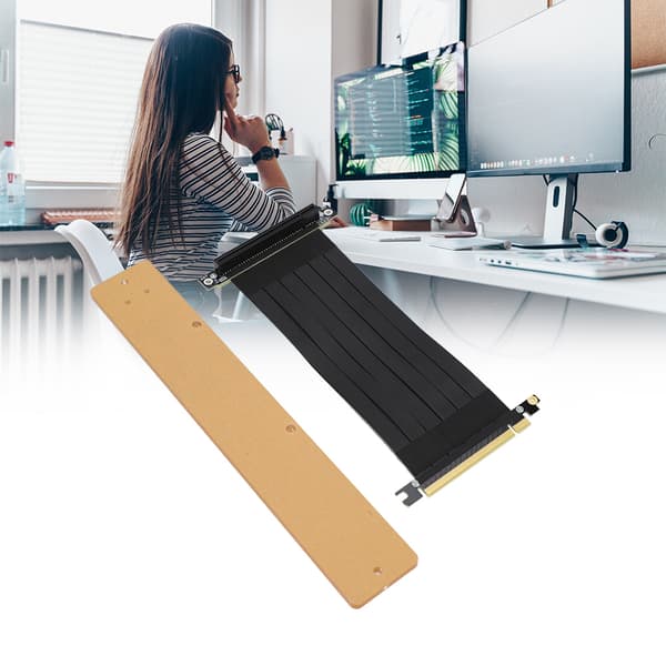 23 cm PCIe grafikkort forlænger fleksibelt kabelsæt med PCIe-interface