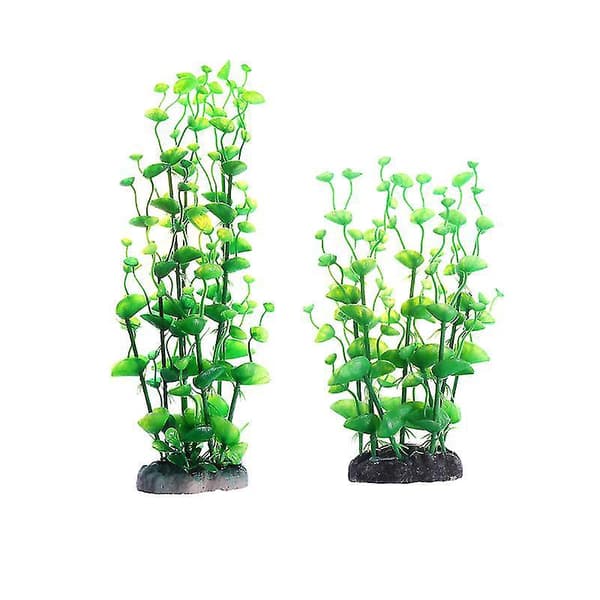 2 stk. Akvarium Plastplanter