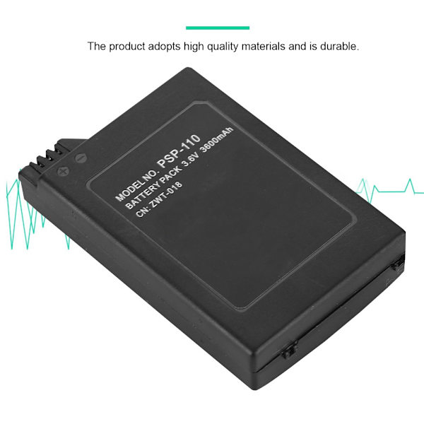 1000mAh 3.6V Li-ion Oppladbart Batteripakke For Sony PSP 1000 Kontroller