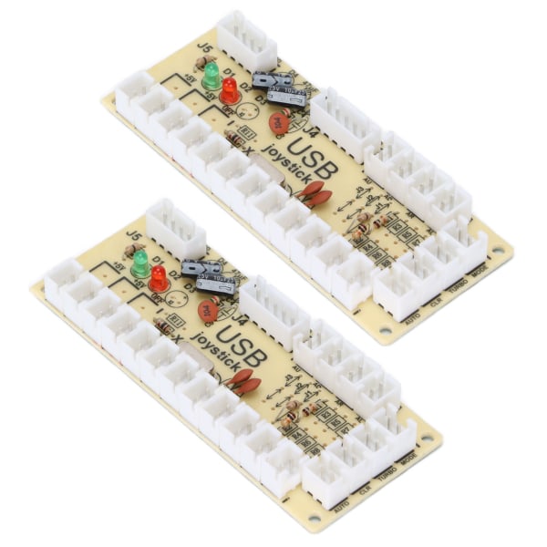 Arcade Spil Controller USB Encoder Zero Delay USB til Joystick Knap til PC til MAME til Raspberry Pi RetroQM070913 (Dobbelt)