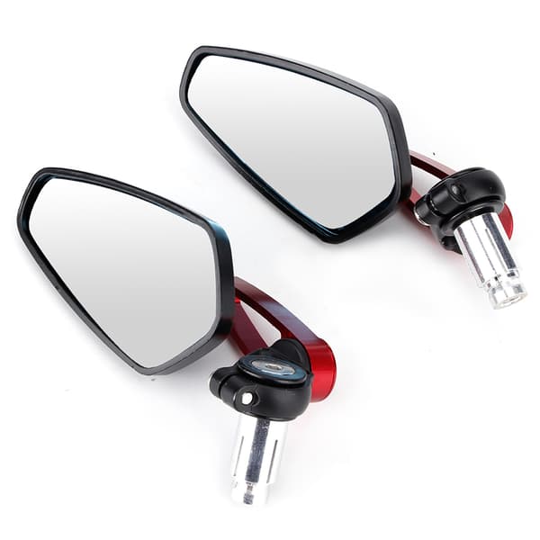 2 STK CNC Aluminium Motorcykelstyre Backspeglar Sidospeglar
