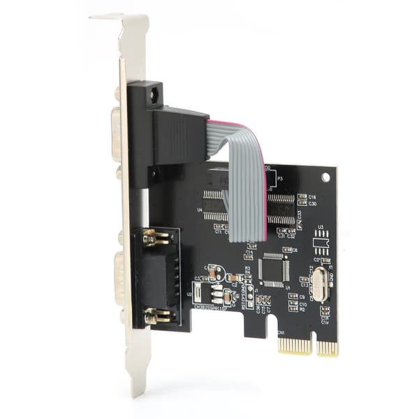 PCIE til 2 seriel port adapter udvidelseskort til Windows Linux Mac desktop PC