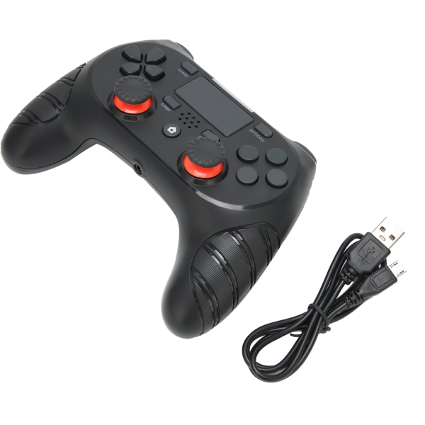 Bluetooth Trådløs Gamepad ABS Controller Joystick PC Genopladelig til PS4 Konsol Sort