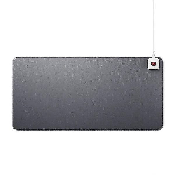 【bt02】Heated Mouse Pad Digital Display Temperature Adjustable Non-slip Splash-proof Comfortable Keep Warm 6 Gears Electric Heating Mouse Pad Hand Warmer For A A EU Plug
