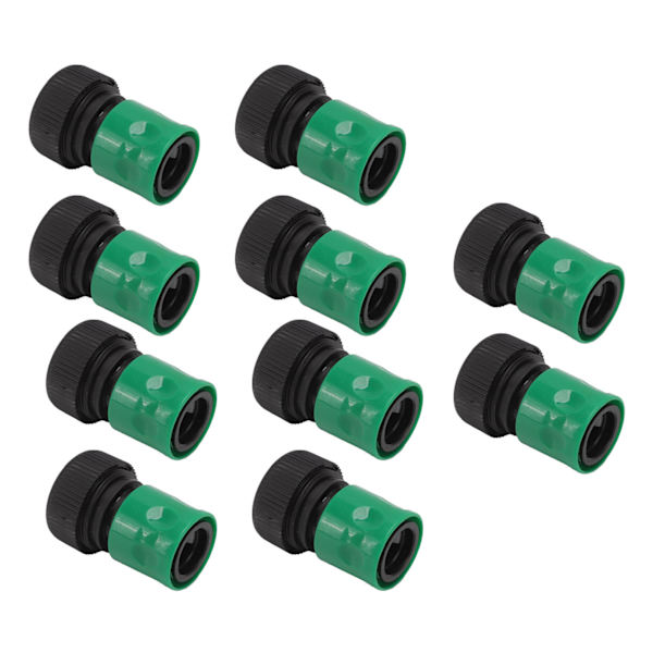 10 stk Hurtigkoblinger for vannslange, Plast, Landbruksvanningsutstyr for Hage, for DN20 Rør