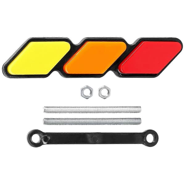 Trefarget frontgrillemblem for Toyota Tacoma 4Runner Highlander RAV4