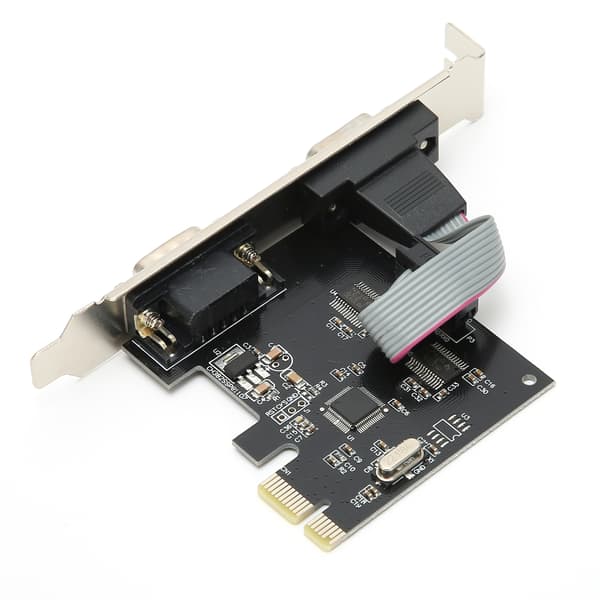 PCIE til 2 seriel port adapter udvidelseskort til Windows Linux Mac desktop PC