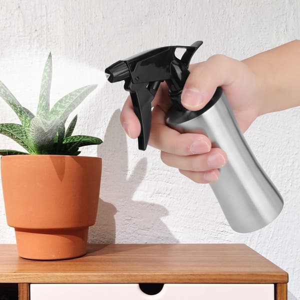 250 ml multifunksjonell sprayflaske i rustfritt stål for vanning av planter