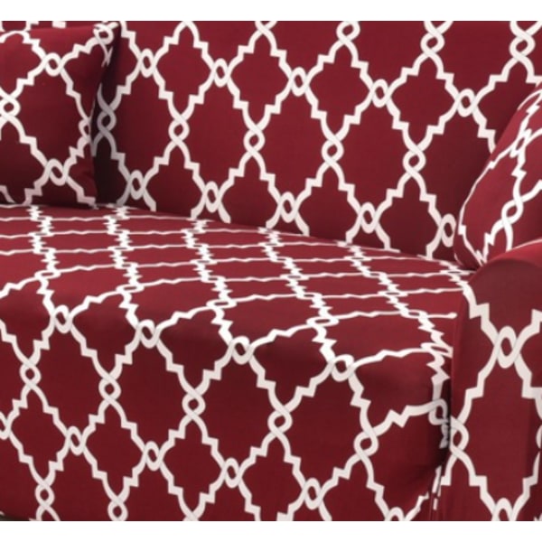 2 istuttava sohvan cover 150-185 cm moderni sohvan cover käsinojilla Universal joustava cover sohvan cover lipasuoja punainen laatikko