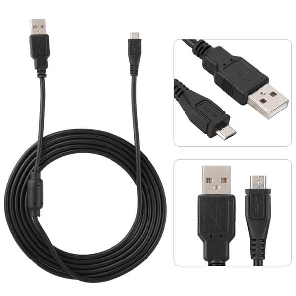 1.8M Magnetisk USB-laddningskabel för PS4 Slim Pro Controller Gamepad