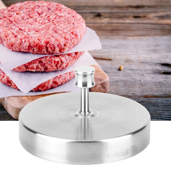 Hamburgerpress i rostfritt stål, köksredskap för matlagning hemma