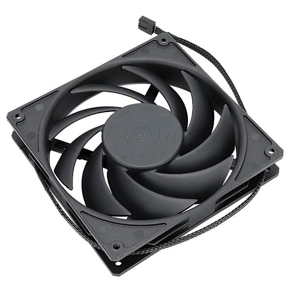 F140 14 cm Lav Støj Sort CPU Køleventilator til Stationær Computer