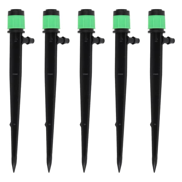 Drip Emitters 100 Pcs Adjustable 360 Degree Water Flow Drippers for Lawn Patio Bed Irrigation System