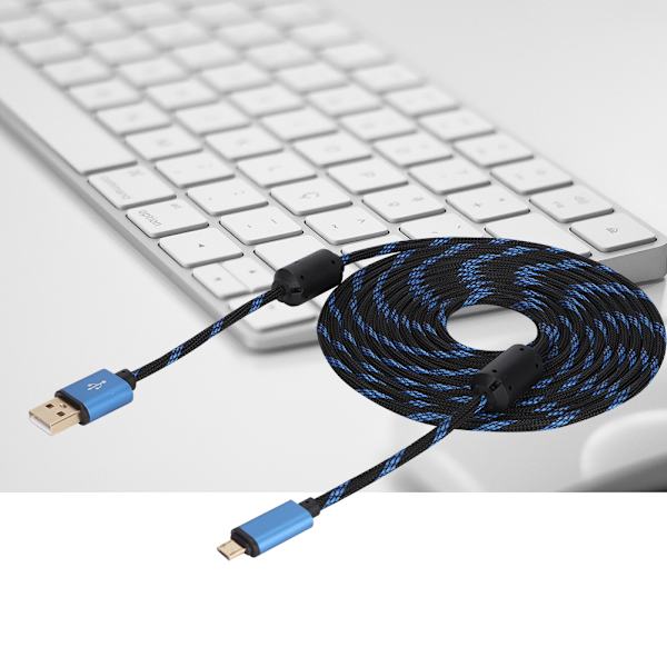 Heavy Duty 3m USB-ladekabel for PS4/Xbox ONE-kontroller - Rask lading