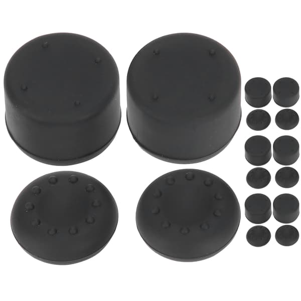 4-pack Silikon Tumgrepp Skydd för PS4 PS5 Kontroller Joystick Kåpa