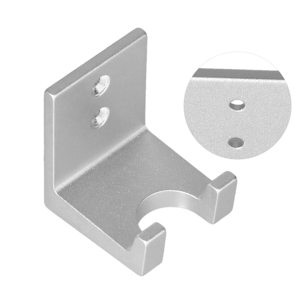 Kaffetamperväggfäste i aluminiumlegering med viskos och perforerad design - Silverfärgad hållare för dubbla ändamål