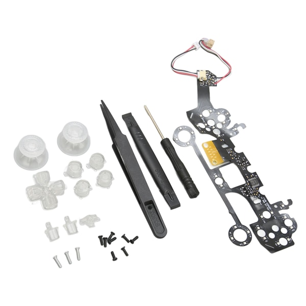 D-Pad Lysende Knapper Kit DIY Multifarvet Lysende Hjemmeknapper til PS5 Controller