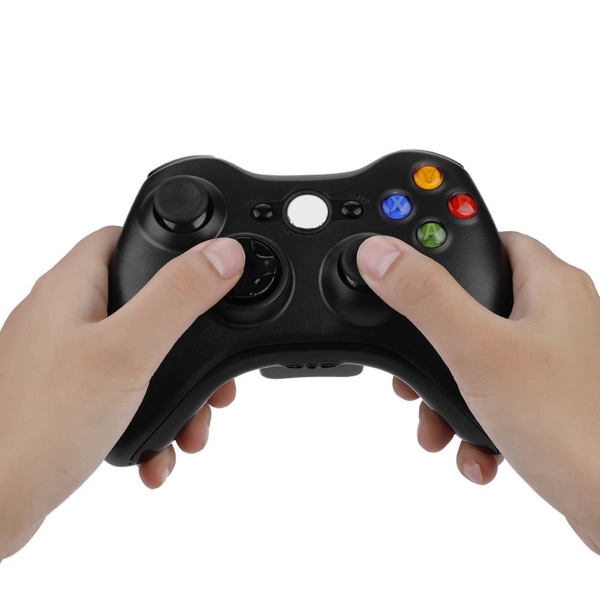 Gamepad för Xbox 360 Controller Joystick Trådlös Controller Bluetooth Trådlöst spel (svart)