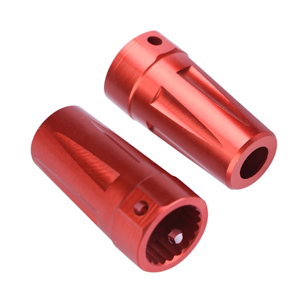 Alumiiniseos Taka-Suora Akseli Adapteri AXIAL AX90056 Jeep Wrangler RC-Autolle (Punainen)