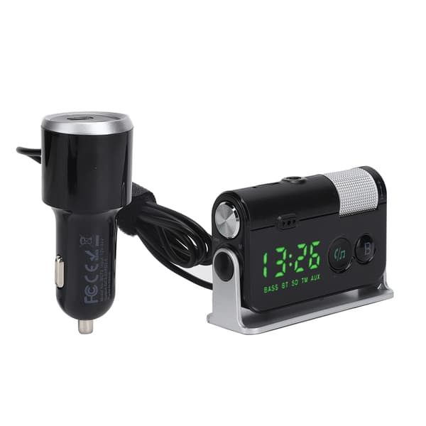 BC73 Billader PD QC3.0 Hurtiglading Bluetooth FM-sender MP3-spiller Håndsfritt
