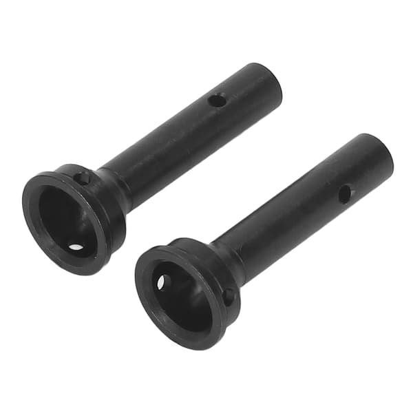 2 stk. CVD Stål Aksel 8 mm Diameter 44,5 mm Længde til Arrma 1/7 1/8 RC Bil Sort