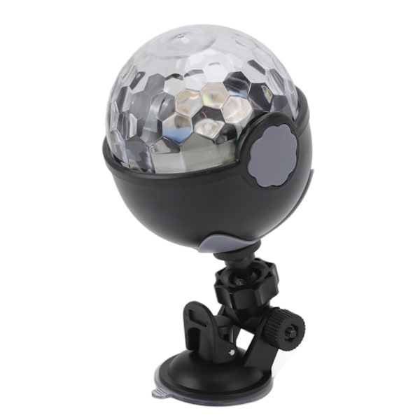 USB-kuglelampe med 7 tilstande, lydaktiveret RGB-projektionslampe, fjernbetjent atmosfærisk scenebelysning