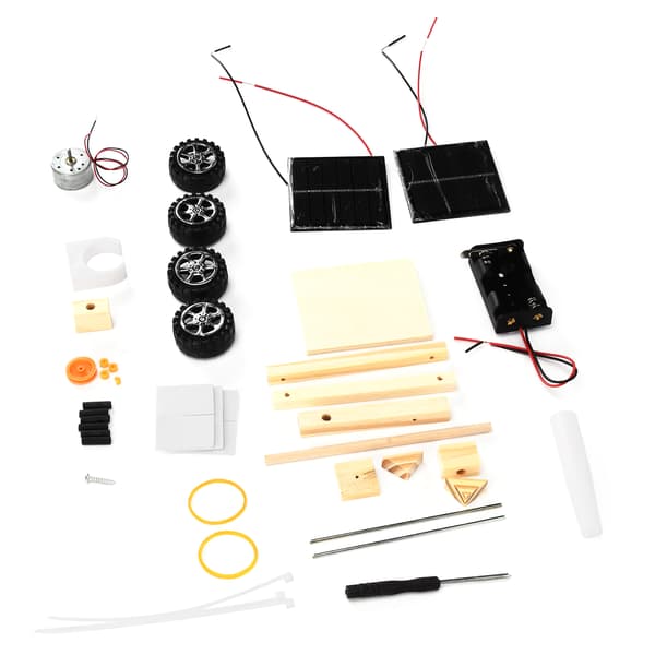 DIY Solcellebilsett Pedagogisk Vitenskapseksperiment Elektrisk Motor Montering