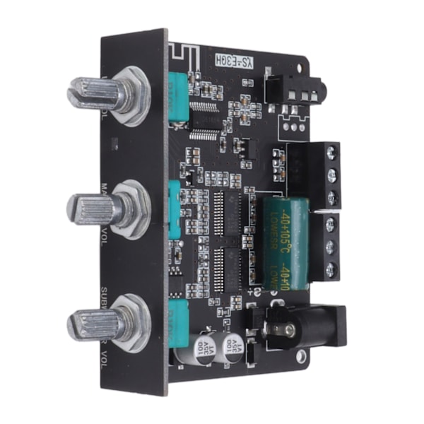 2.1-kanals Bluetooth-förstärkarkort med diskant, bas och APP-kontroll, Bluetooth 5.1 förstärkarmodul