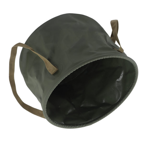 20L Sammenleggbar bøtte Lettvekt plassbesparende Multifunksjonell Grønn Bærbar bøtte for utendørs camping Reise Hjem