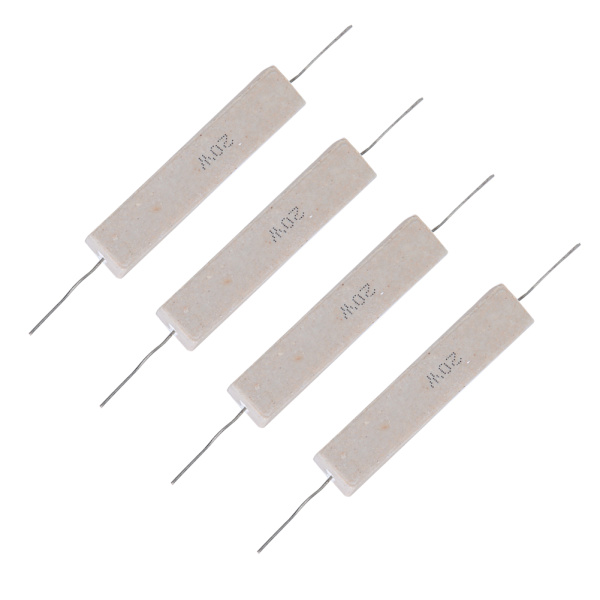 10 Højpræcisions Cementmodstande ±5% til PCB - 20W 30 Ohm Effektmodstande