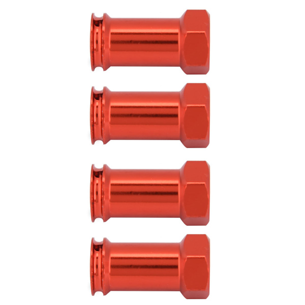 12mm Hjulhexnav 25mm Förlängningsadapter för Traxxas Slash 4X4 1/10 Lastbil (12*25mm, Röd)